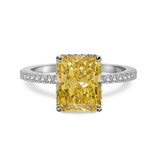 Amber Glow Ring 4ct - JOLERIS luxury 14K gold ring