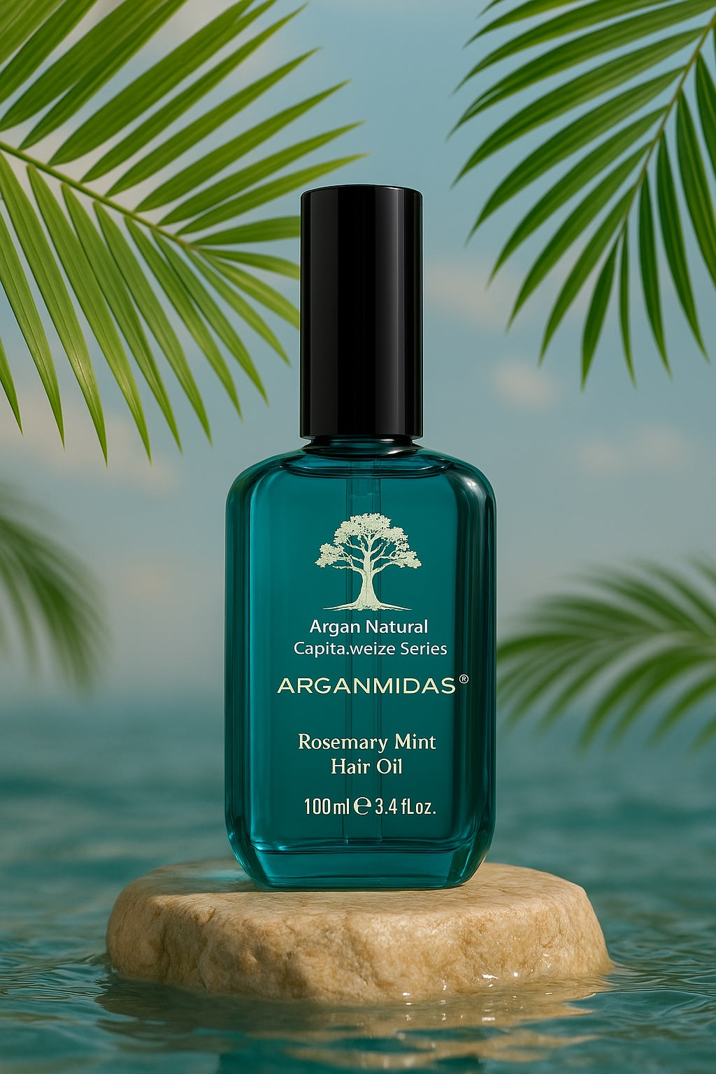 ARGANMIDAS Rosemary Mint Hair Oil 3.4 fL oz / 100 ml