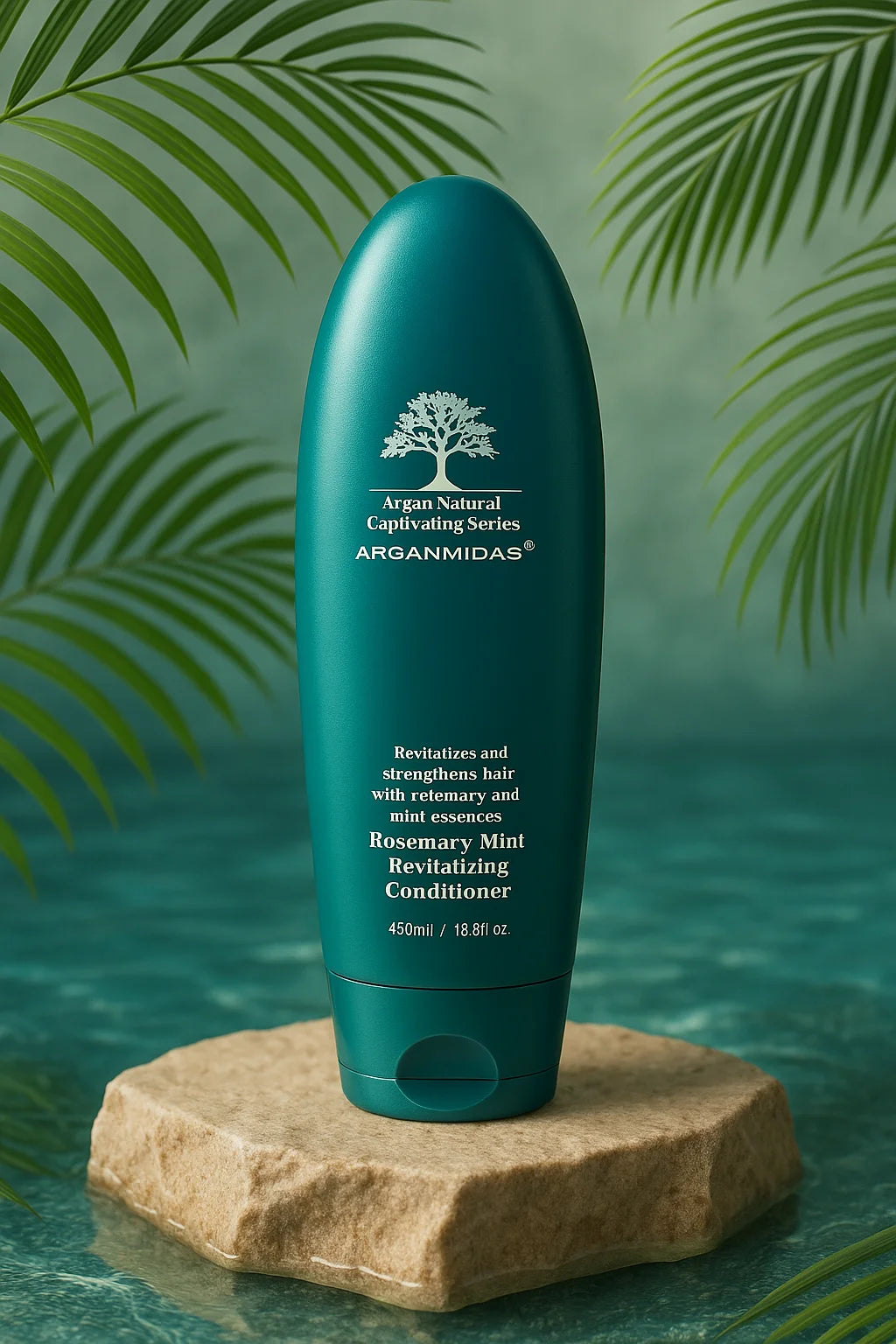 ARGANMIDAS Rosemary Mint Revitalizing Conditioner 15.4 fl oz / 450 ml