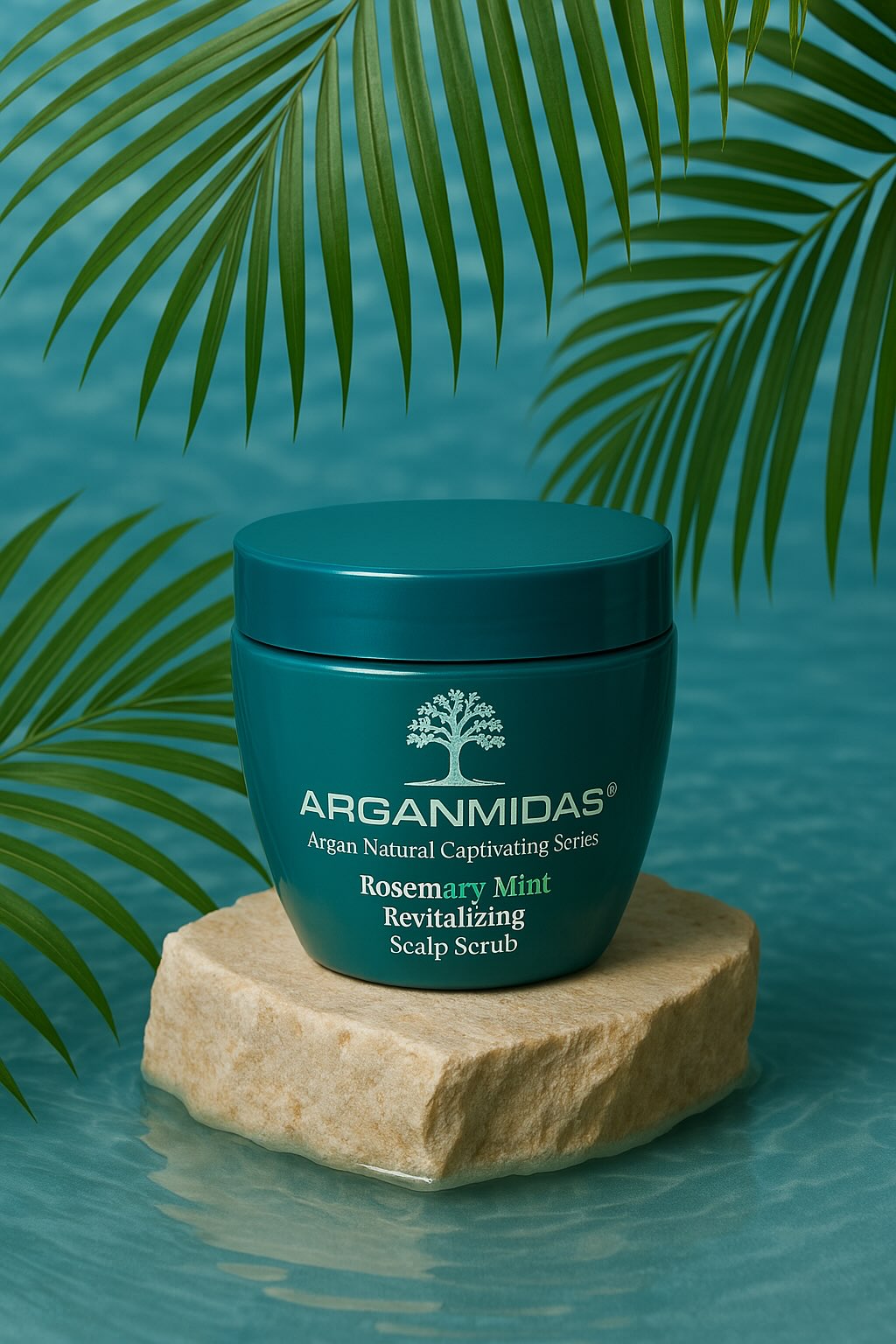 ARGANMIDAS Rosemary Mint Revitalizing Scalp Scrub 10 fl oz / 300ml