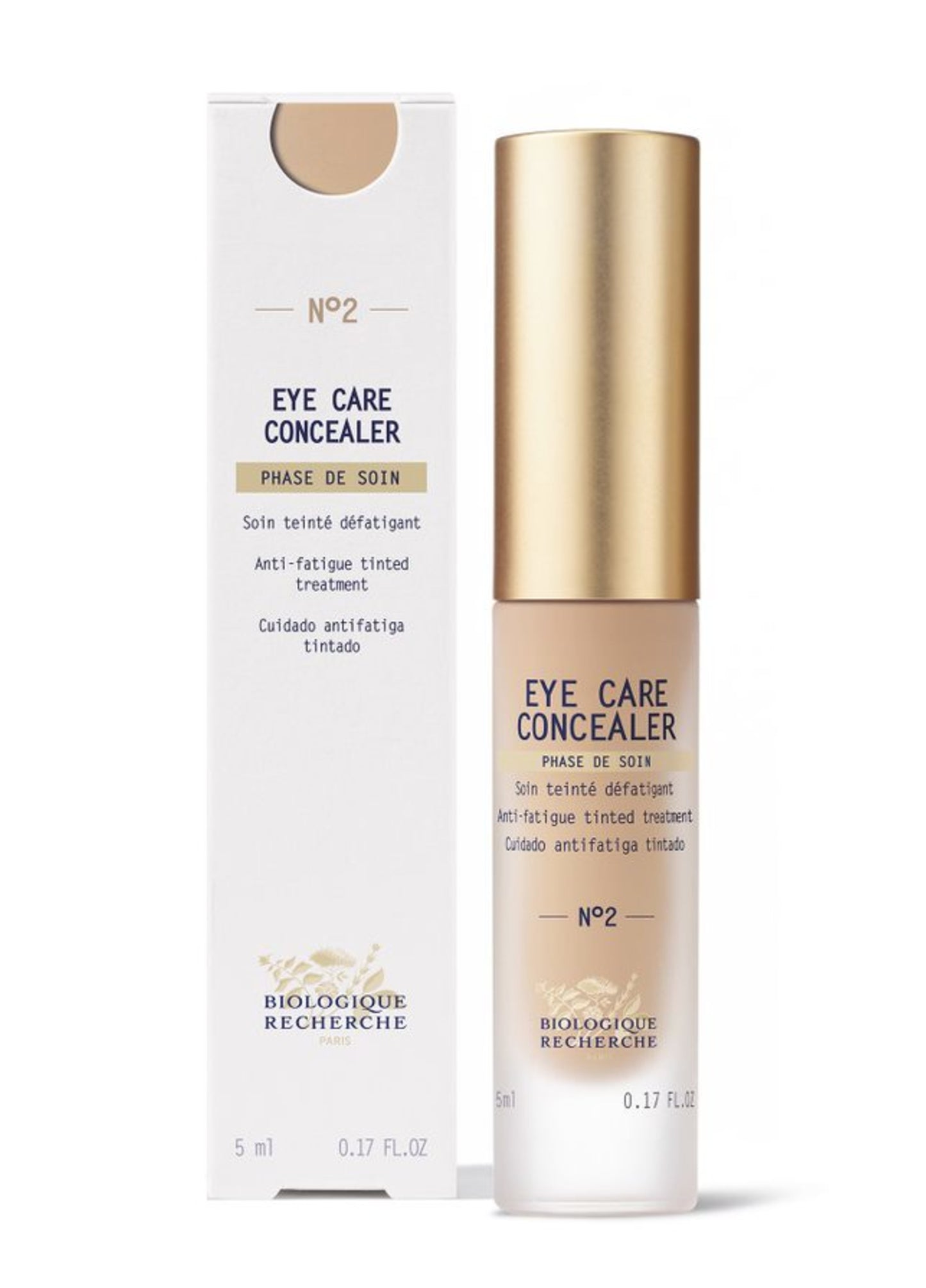 BIOLOGIQUE RECHERCHE Eye Care Concealer N°2 0.17 fl oz / 5 ml