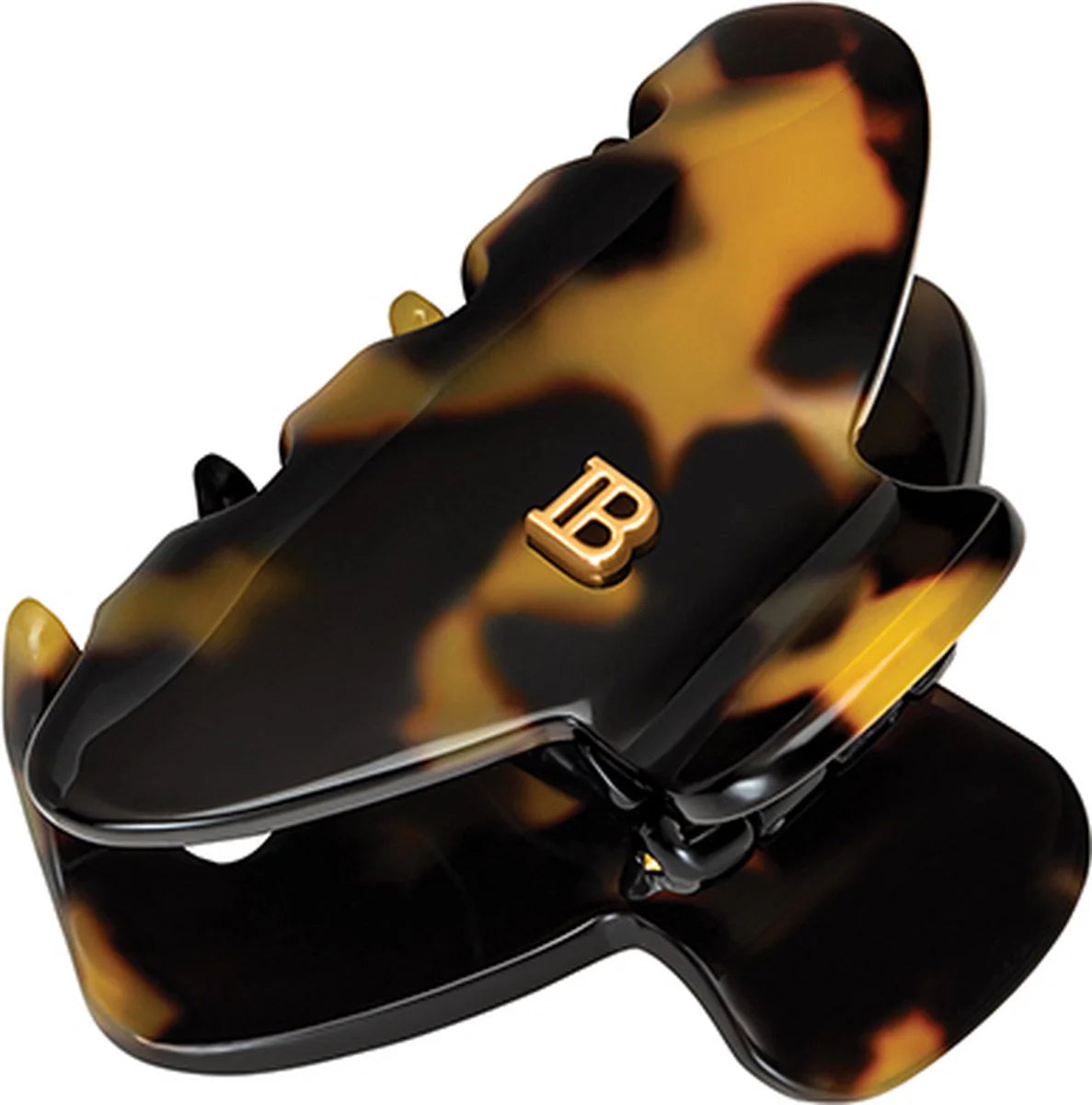 BALMAIN Cellulose Acetate Pincea cheveux Small Tortoise Shell