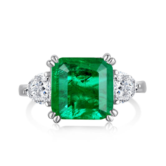 Emerald Crystal Ring - JOLERIS luxury 14K gold ring