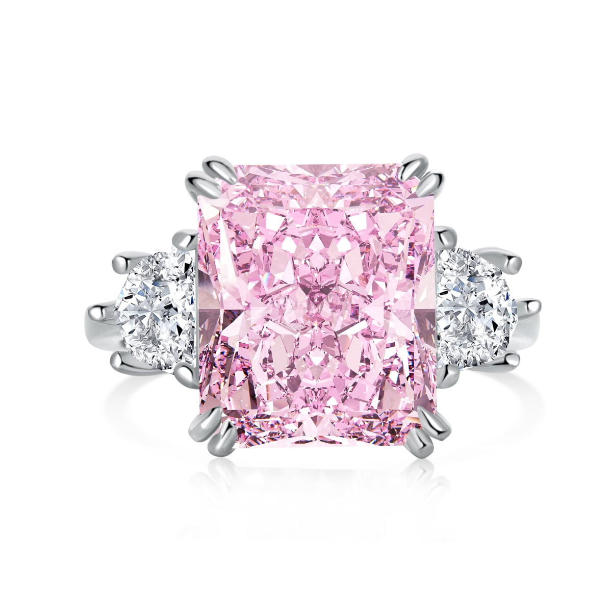 Rosé Crystal Ring - JOLERIS luxury 14K gold ring