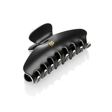 BALMAIN Cellilose Acetate Pince a Cheveux Medium Black/White