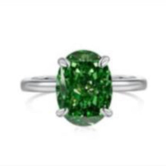 Emerald Sunset Ring 4.5ct - JOLERIS luxury gold ring - view 4