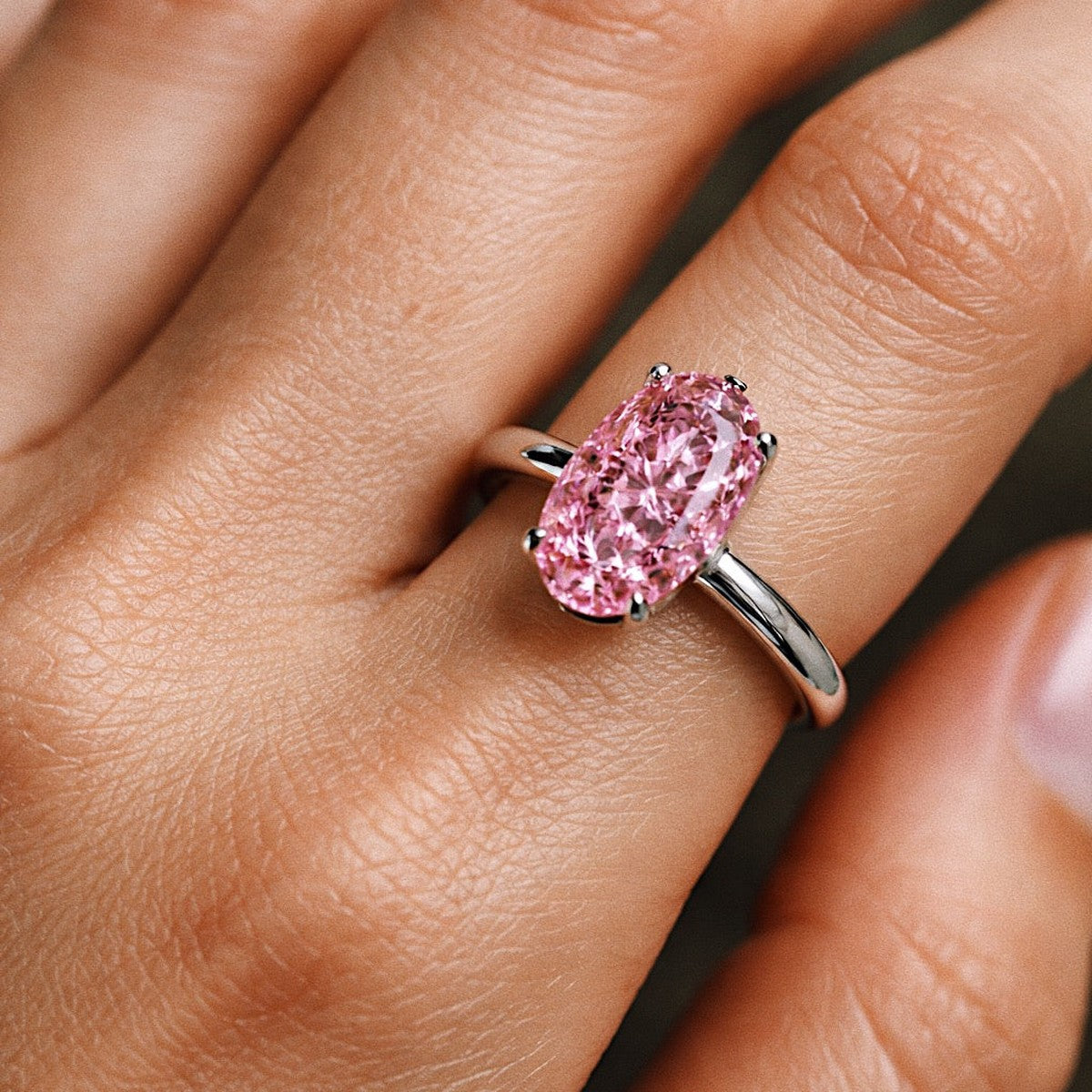 Rosé Glow Ring - JOLERIS luxury gold ring