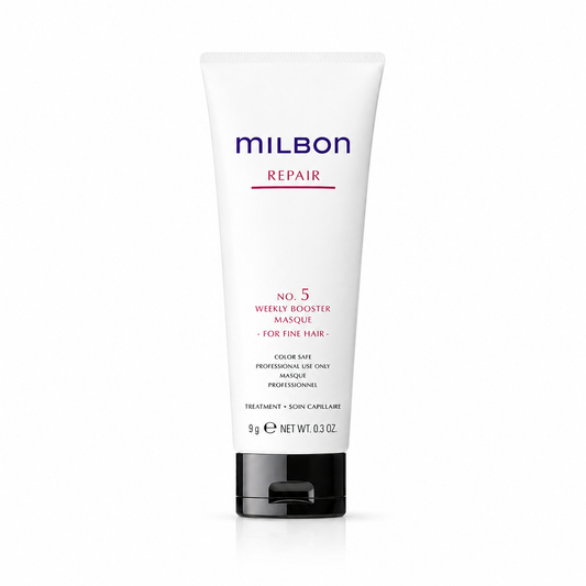 MILBON Repair No.5 Weekly Booster Masque for Fine Hair 0.3 oz / 9 g (Set of 4)